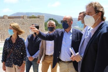 visita diputado de carretera alejandro morant a teulada moraira