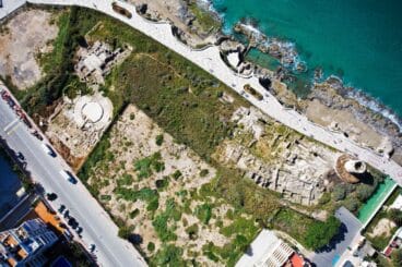 Vista aérea Banys de la Reina – Calp