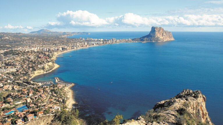 Vista panorámica de Calp