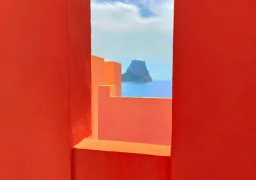 Vistas desde la Muralla Roja de Calp. MACMA.