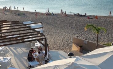 Vistas desde una terraza de Noguera Mar Hotel