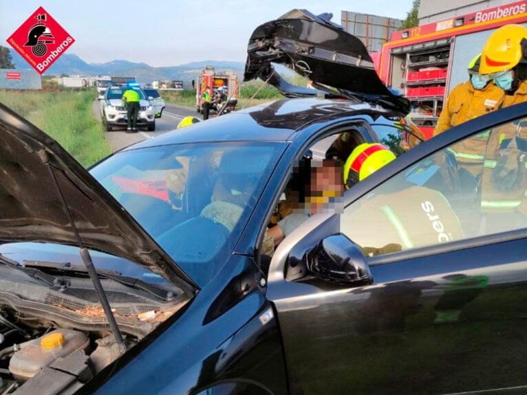 Accidente ocasionado por jabalí en Ondara