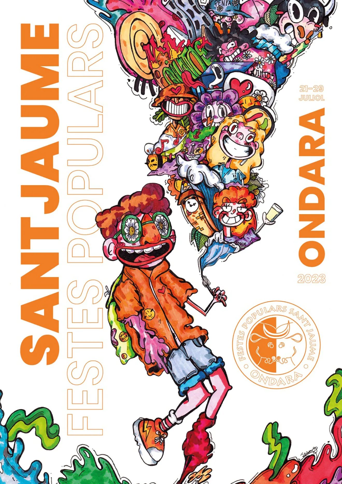 Cartel de fiestas de Sant Jaume de Ondara de este año
