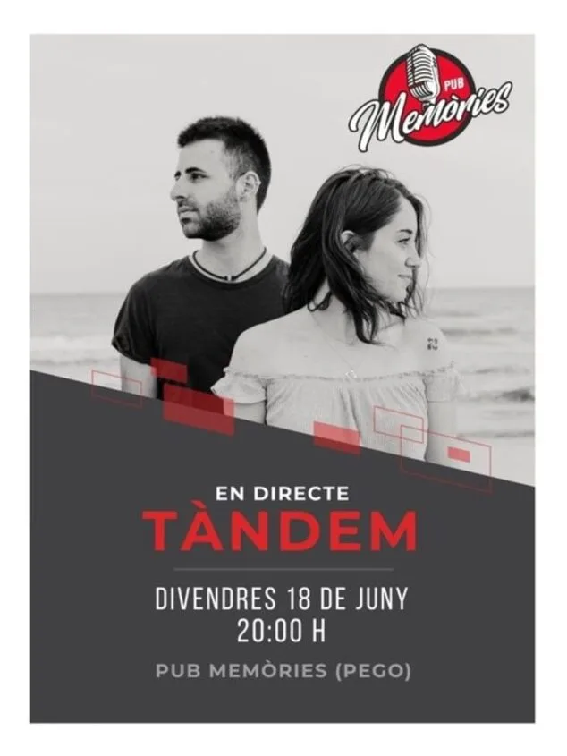 El grupo Tàndem actuará en Pego 1 Imagen: Concierto de Tàndem en Pego