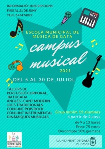 Campus Musical en Gata de Gorgos