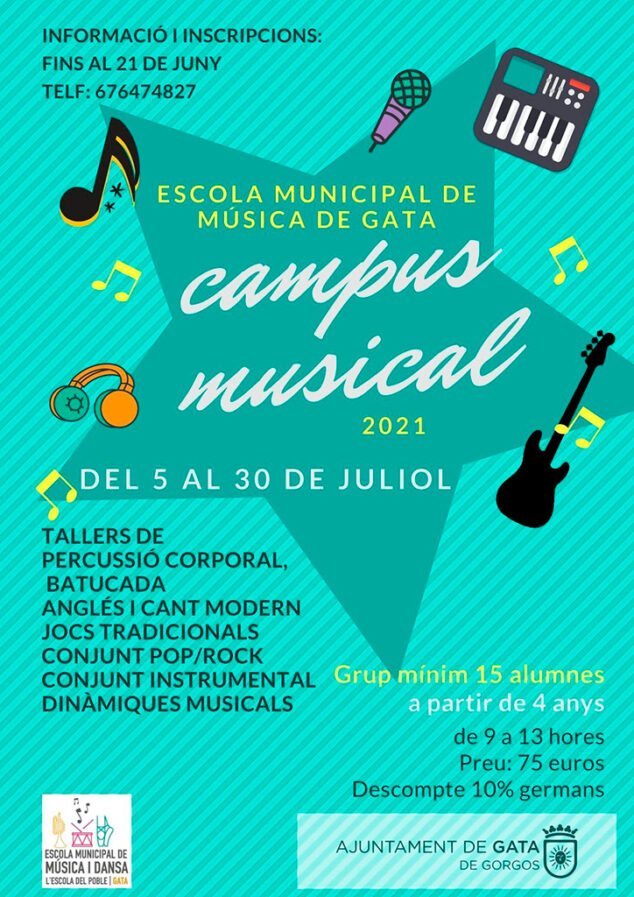 Imagen: Campus Musical en Gata de Gorgos