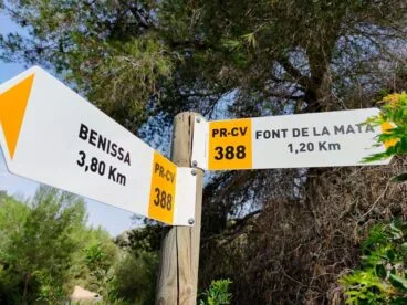 mejora senalizacion rutas senderismo benissa