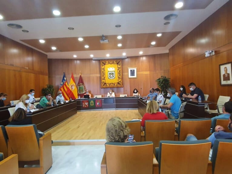 Imagen del pleno de junio en Calp