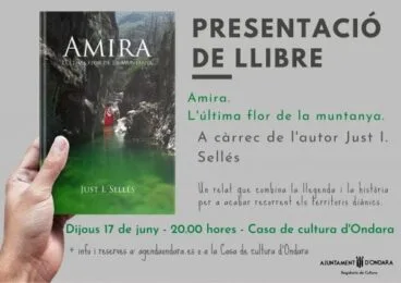 presentacion del libro amira ultima flor de la muntanya de just selles