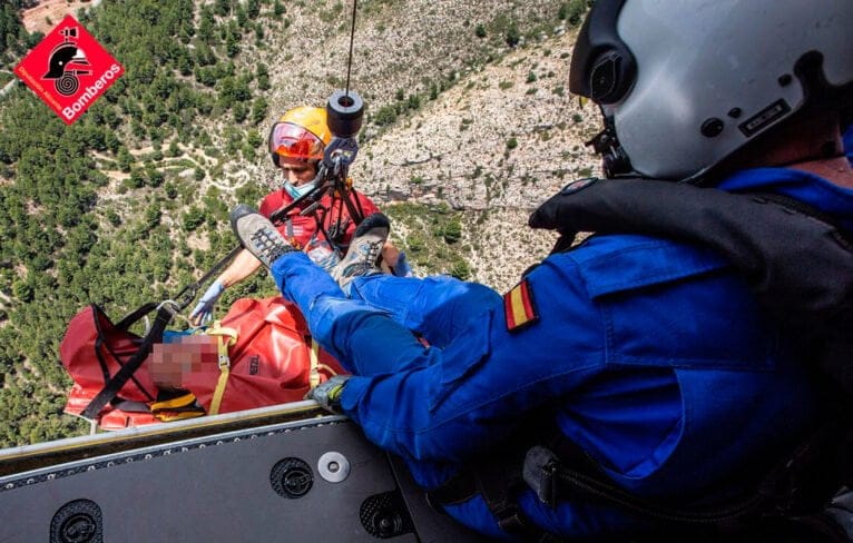 Rescate en el Forat de Bèrnia