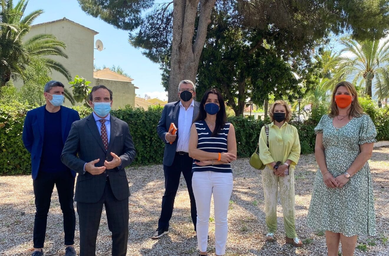 Ruth Merino, nueva síndica de Ciudadanos visita Dénia