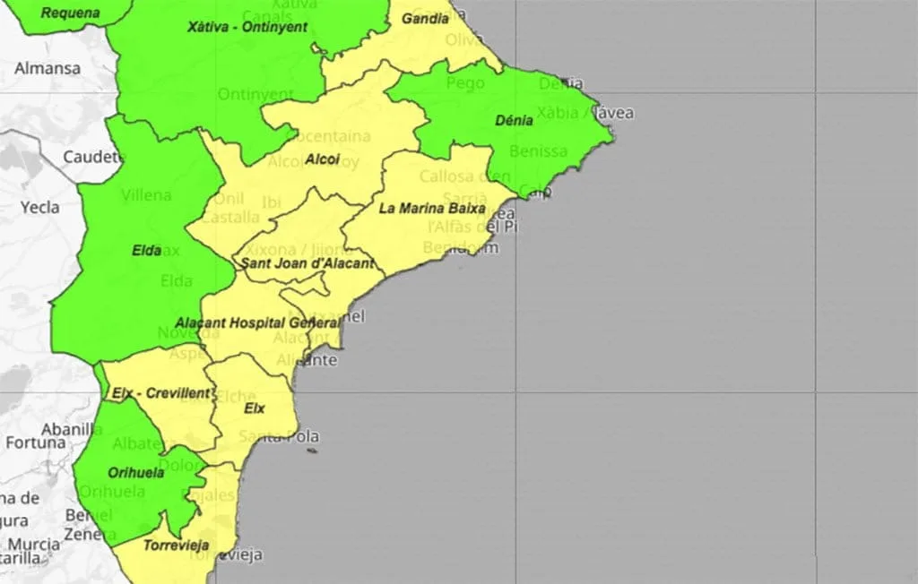 situacion del coronavirus en la provincia de alicante el 15 de junio de 2021
