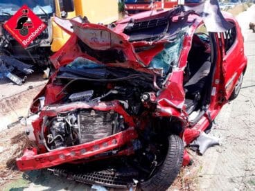 Accidente carretera de Pego