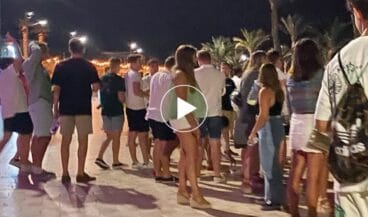 Botellón en la playa de Arenal – Xàbia