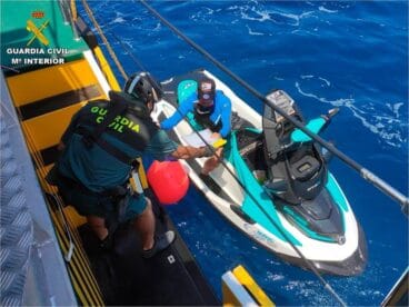 Control motos de agua Guardia Civil