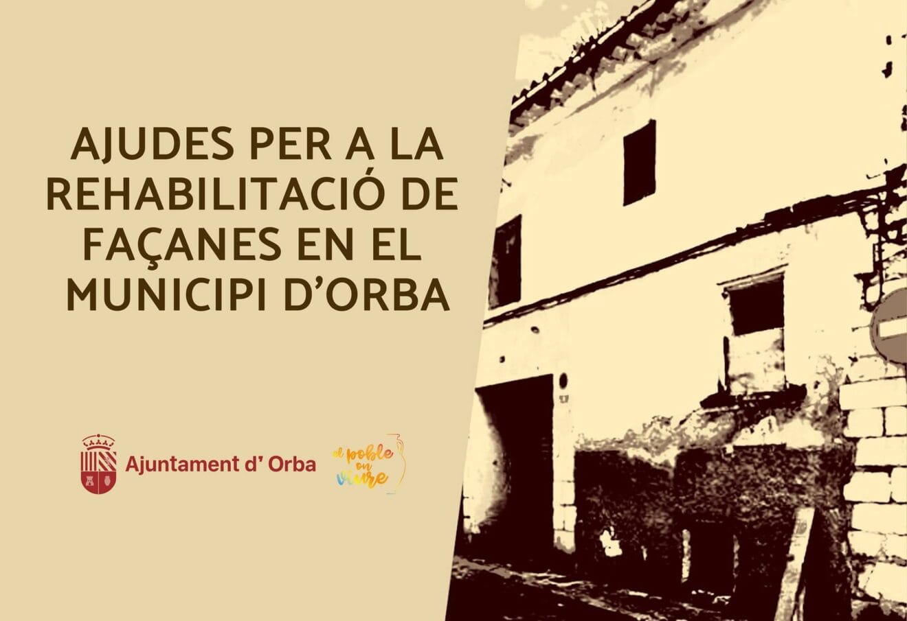 Convocatoria de ayudas para la rehabilitación de fachadas en Orba