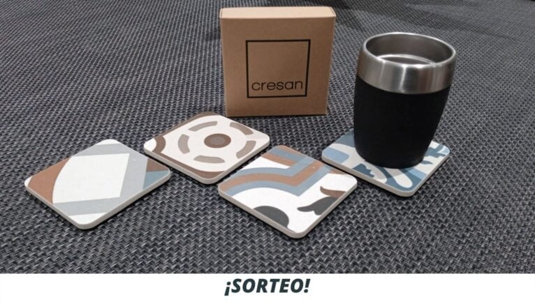 Cresan sortea 4 posavasos de sus azulejos hidráulicos