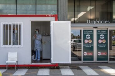 entrada del hospital de denia