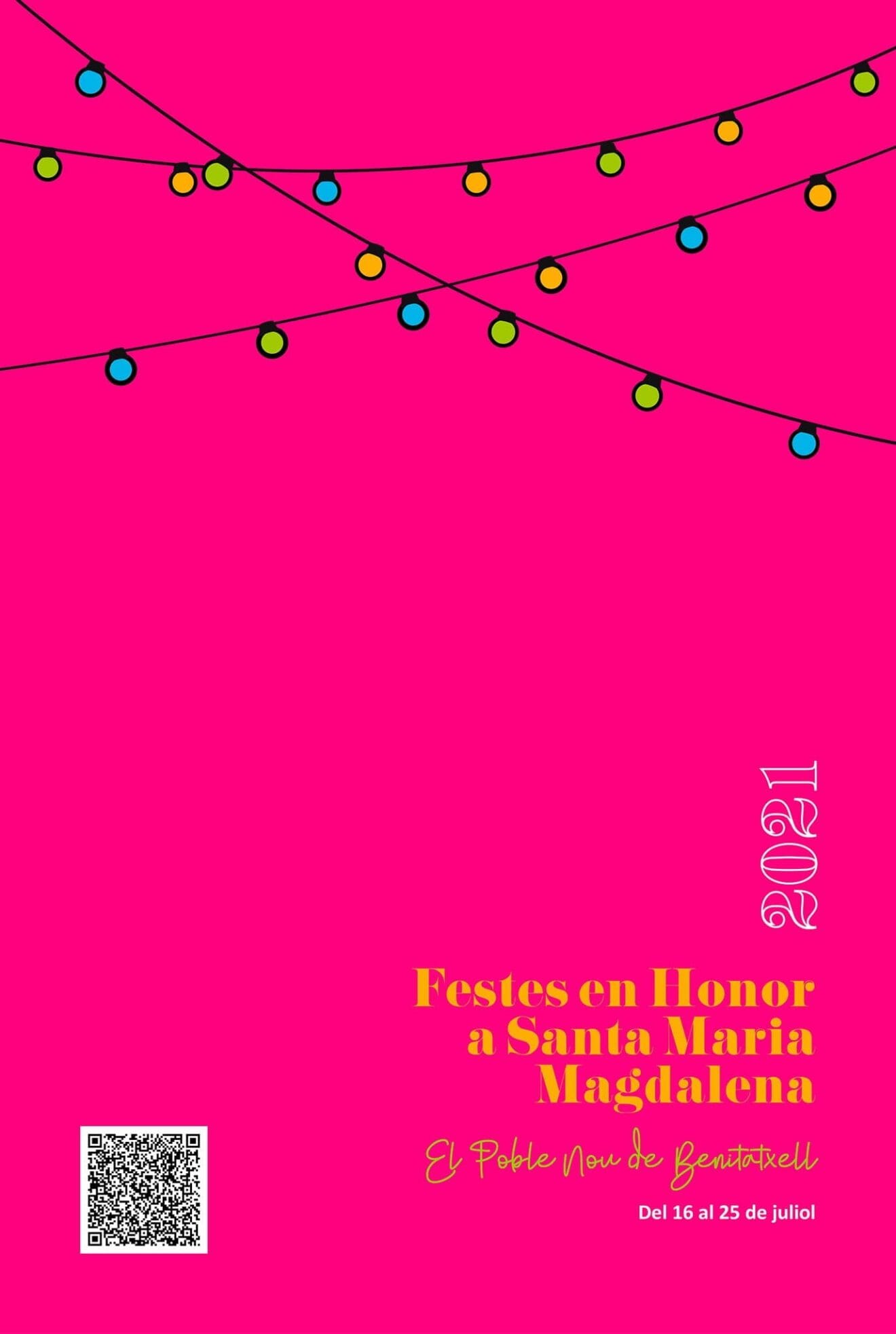 Fiestas Patronales Santa María Magdalena Benitatxell 2021