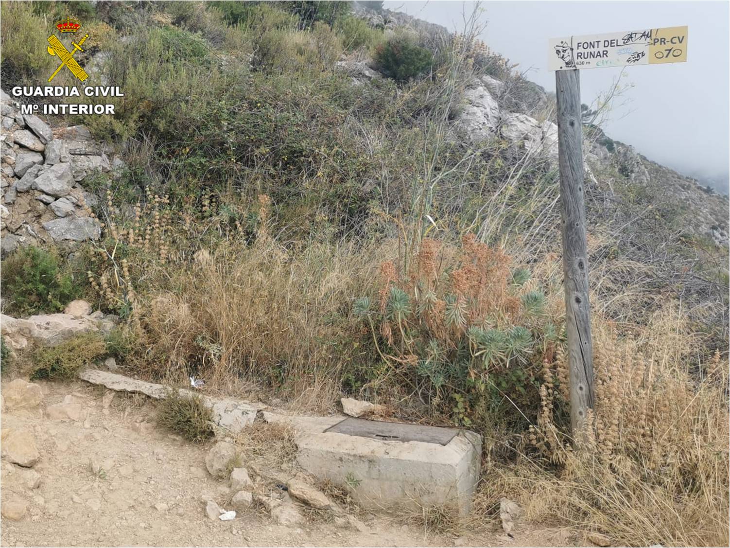 guardia civil rescata senderistas serra de bernia