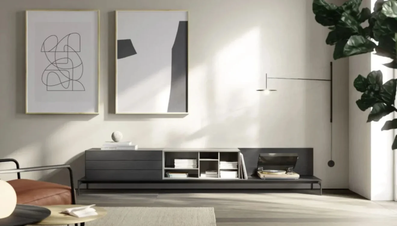 Mueble de salón actual y práctico