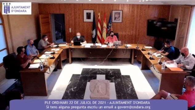 Imagen: Pleno julio - Ajuntament de Ondara
