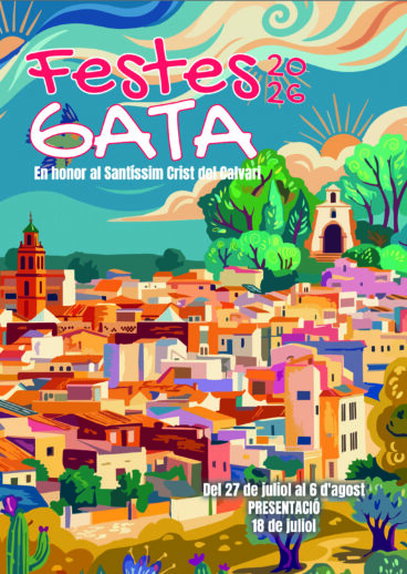 Portada de las fiestas patronales de Gata de Gorgos de este año