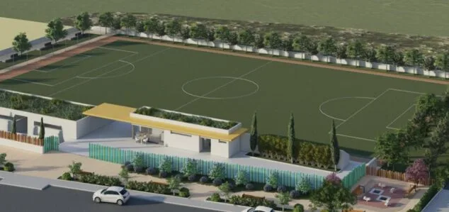 Benissa inicia las obras del 'Mini Estadi' de fútbol 8 que terminarán a finales de año 2 Imagen: Proyecto Campo de Fútbol Benissa