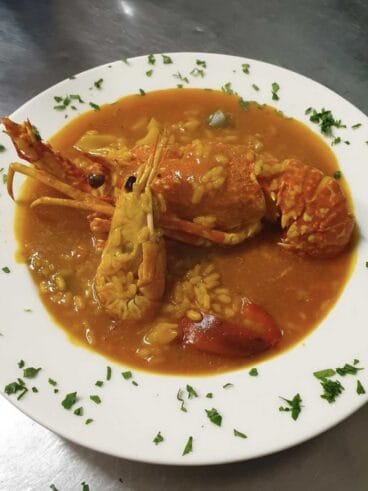 Restaurante Atenea Calp arroz caldoso