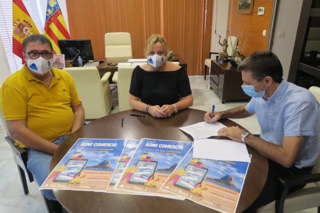 Calp subvencionará el 50% de los bonos-comercio para reactivar la economía local 1 Imagen: Bono-Comercio Calp