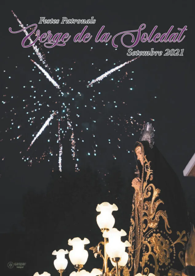Fiestas Patronales de la Soledat - Domingo 12 de septiembre 1 Imagen: Cartel Fistas Patronales en Honor a la Soledat 2020-21 de Ondara
