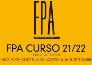 cartel formacion para pesonas adultas teulada moraira