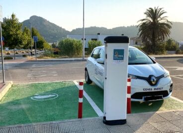 Nueva estación de recarga de vehículos eléctricos