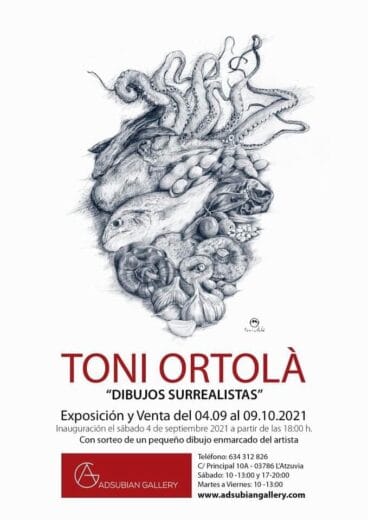 Exposicion Toni Ortolà – Dibujos Surrealistas