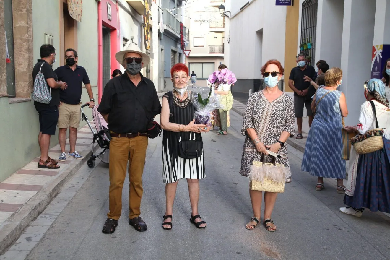 Pepa Caselles en la inauguración de Art al Vent 2021 en Gata de Gorgos
