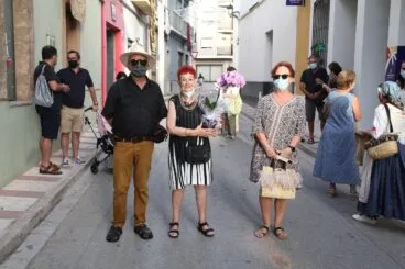 Pepa Caselles en la inauguración de Art al Vent 2021 en Gata de Gorgos