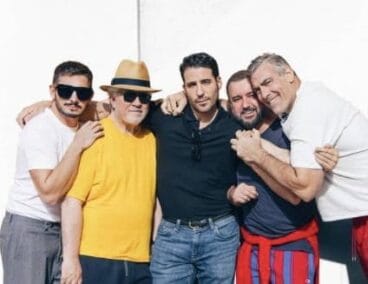 Jau Fornés con Almodóvar, Sabroso y Silvestre
