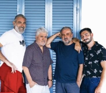 Jau Fornés con Sabroso y Almodóvar