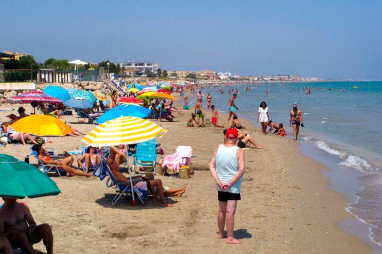 Les Marines de Dénia en verano