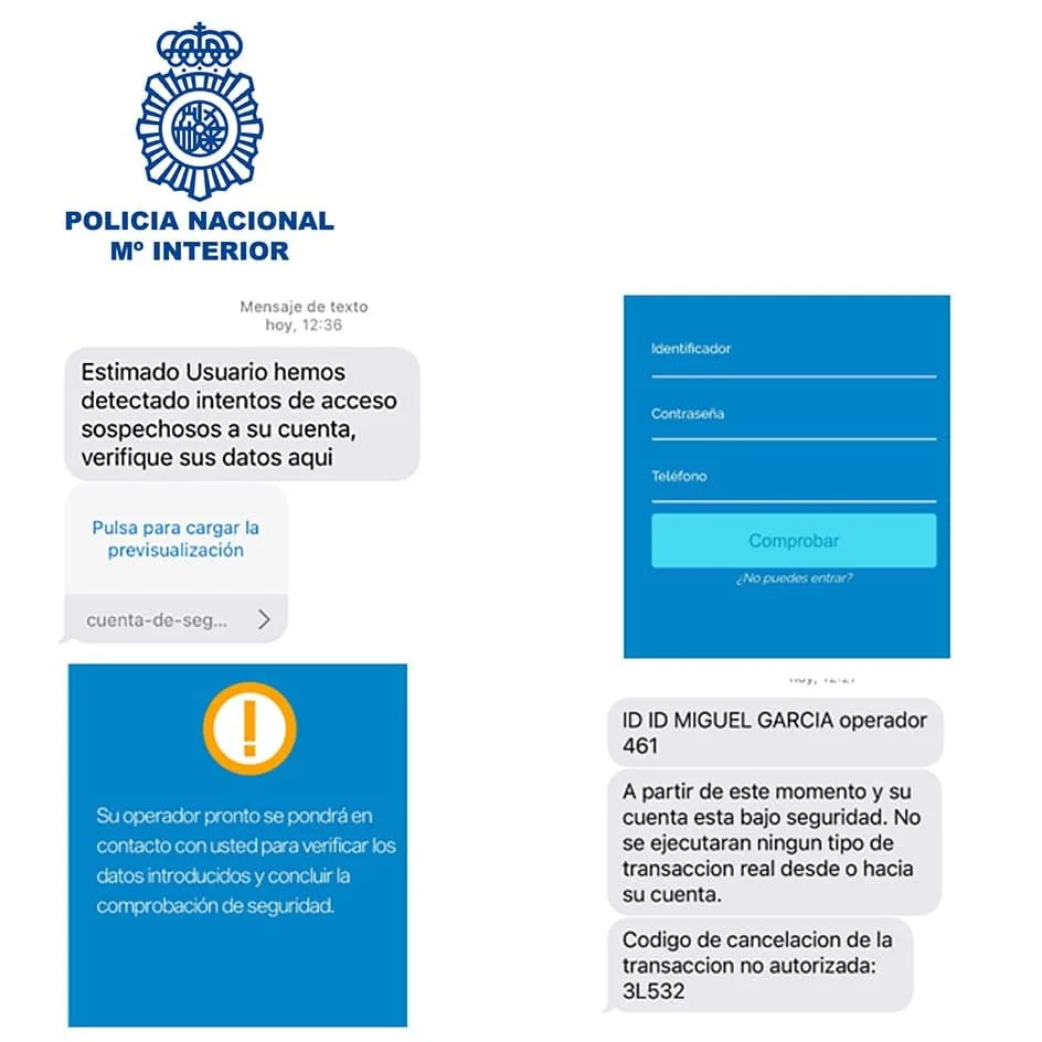 policia nacional alerta de una modalidad de fraude