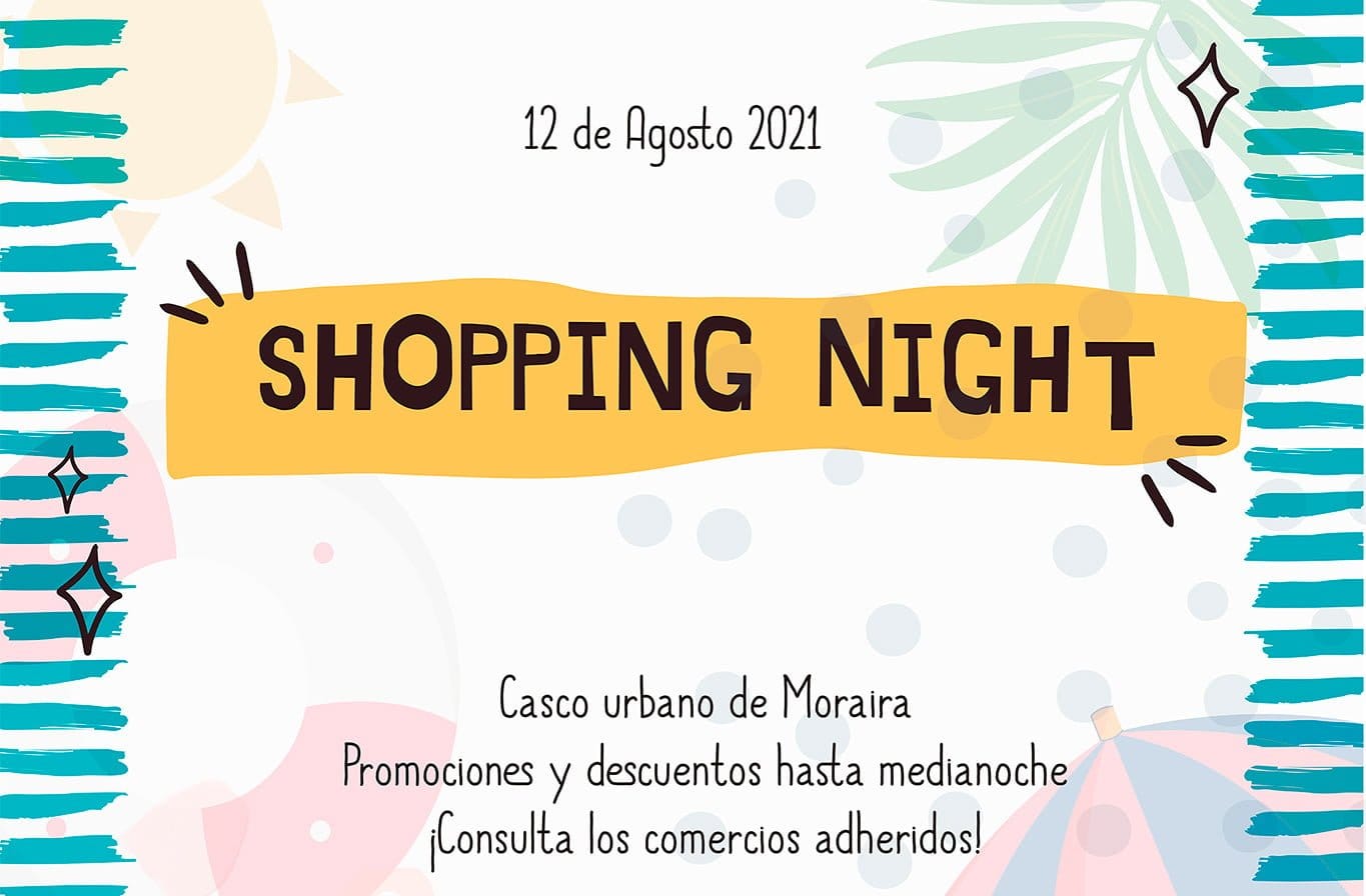 portada shopping night moraira