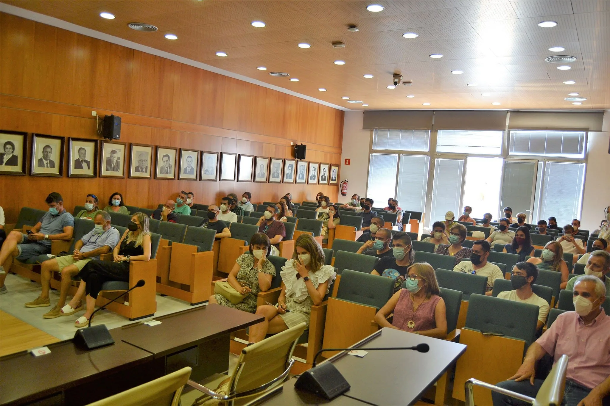 recepcion trabajadores del plan de empleo de calp