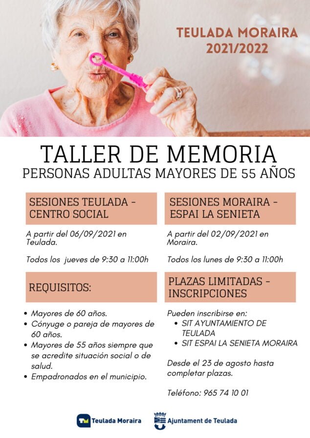 Imagen: Taller de Memoria en Teulada-Moraira