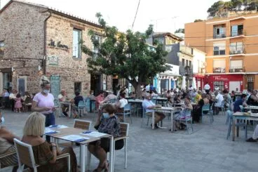 Terrazas llenas en Dénia verano 2021