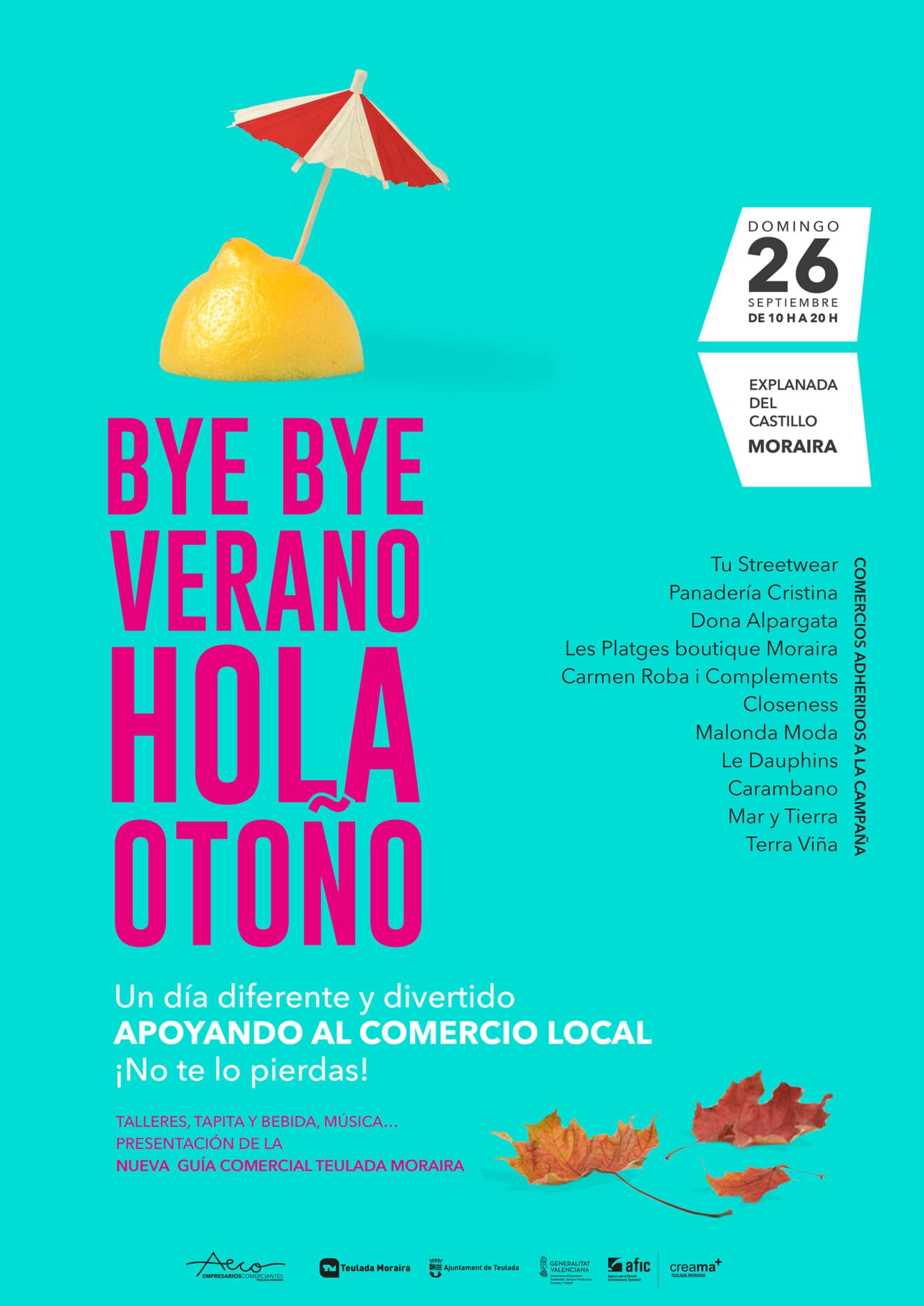 Cartel de la feria anual de stock 'Bye Bye Summer'