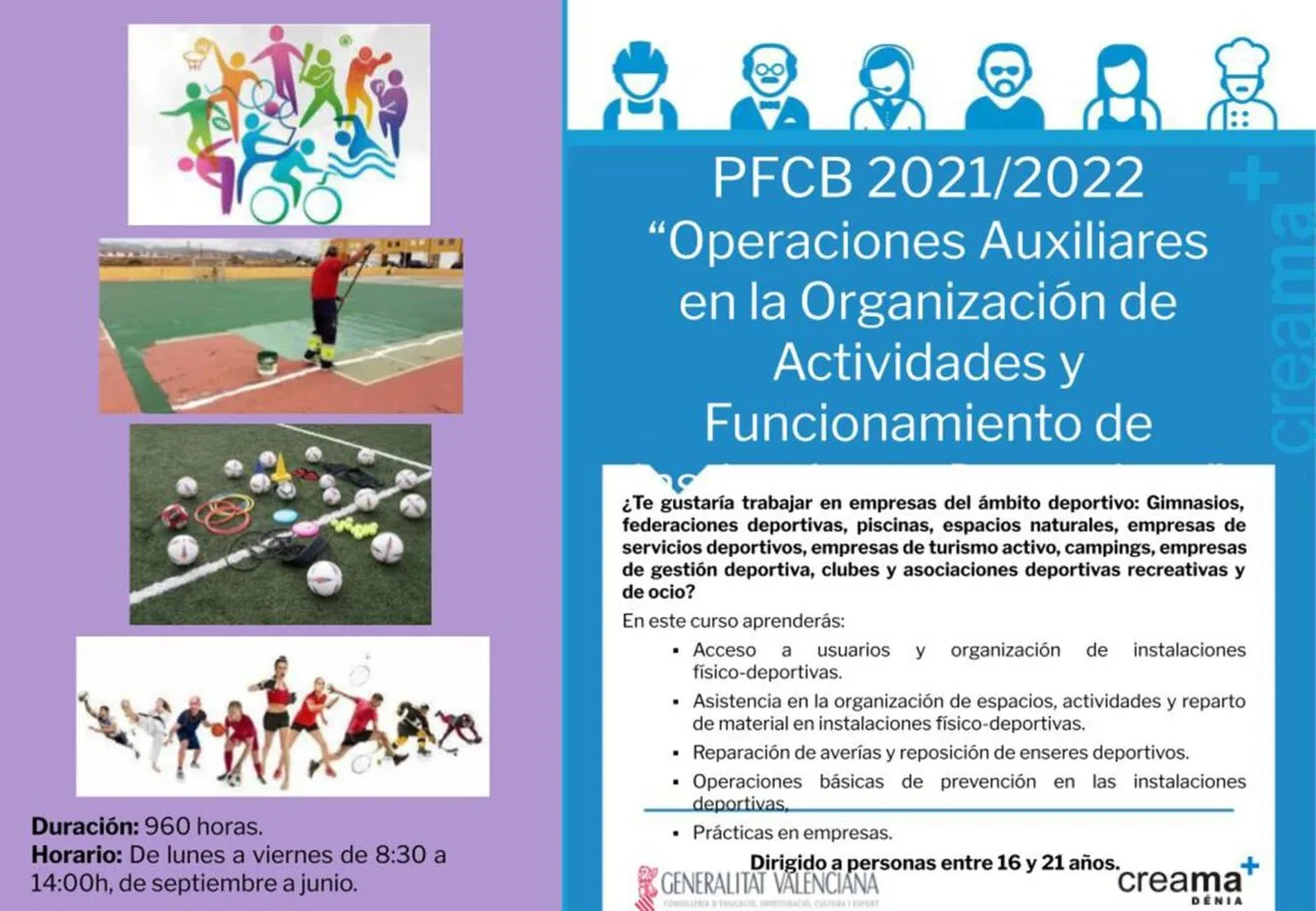Cartel informativo Programa Formativo de Cualificación Básica