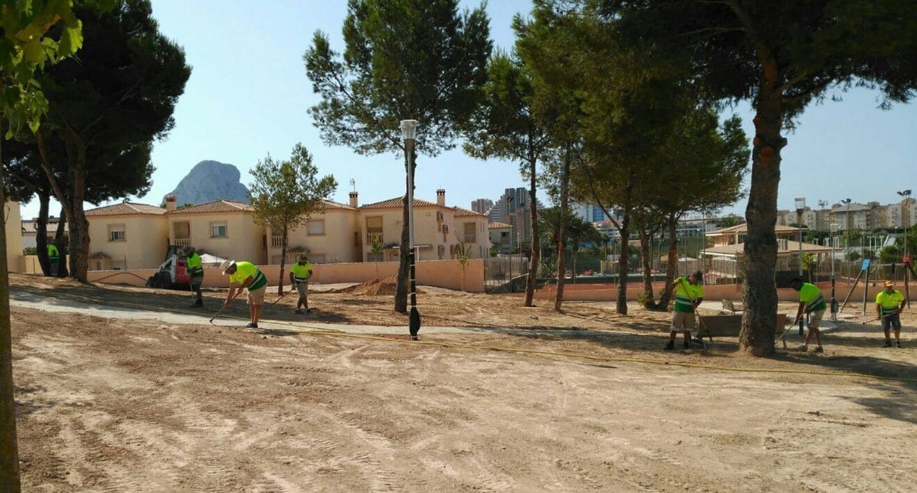 Empleados del consistorio de Calp