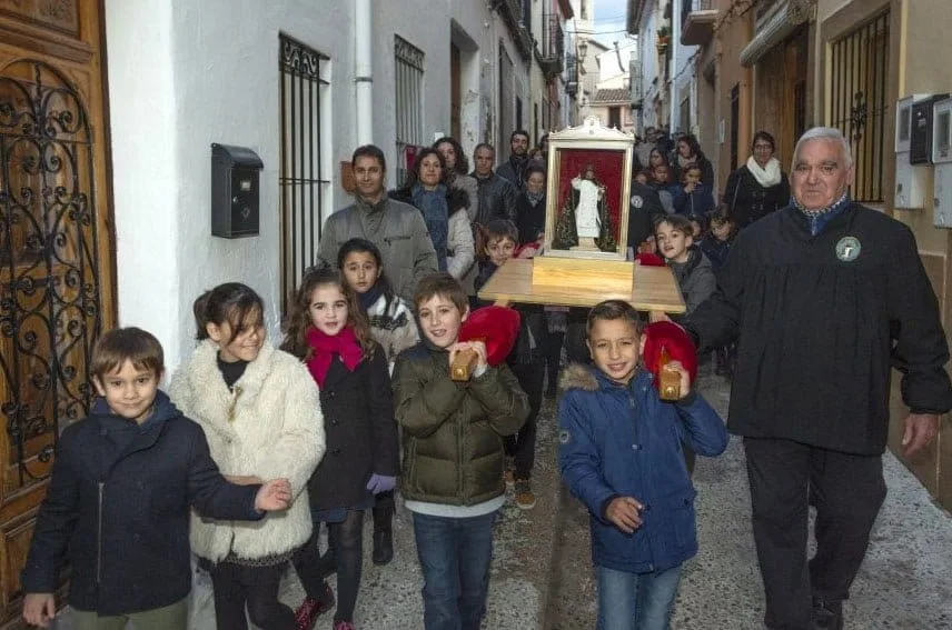 foto de archivo de fiestas de teulada