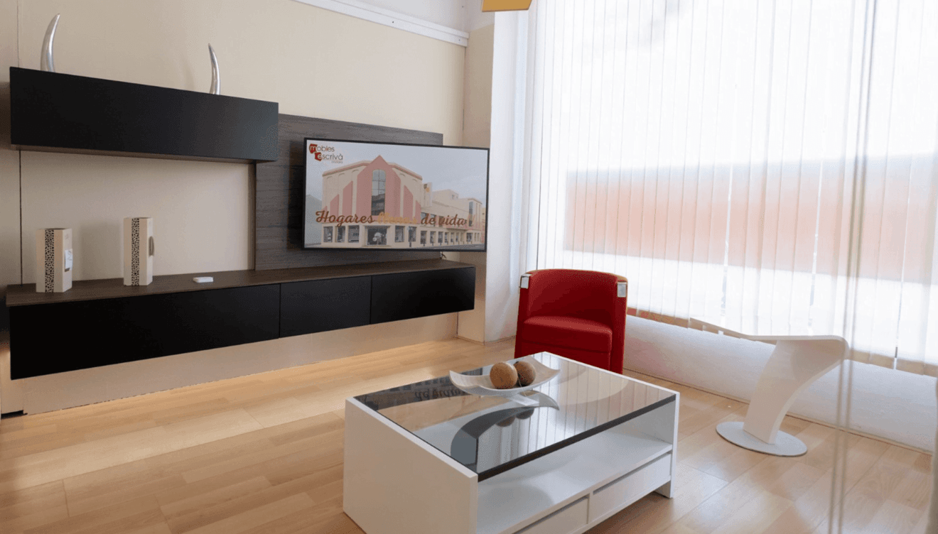 Modernos salones en Muebles Escrivá