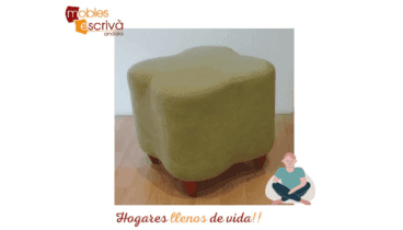 Muebles Escrivá sortea una banqueta puff en forma de trébol